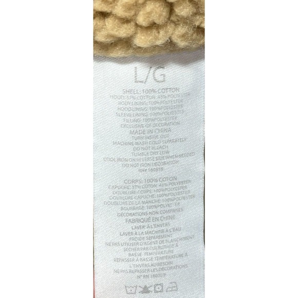 Darius Rucker X NFL Dallas Cowboys Sherpa Lined Mens L Camo Canvas Hooded Jacket - Picture 16 of 16